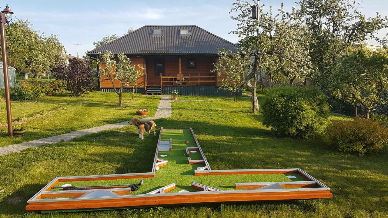 Villa Vasarnamis Zarasuose à Zarasai Extérieur photo